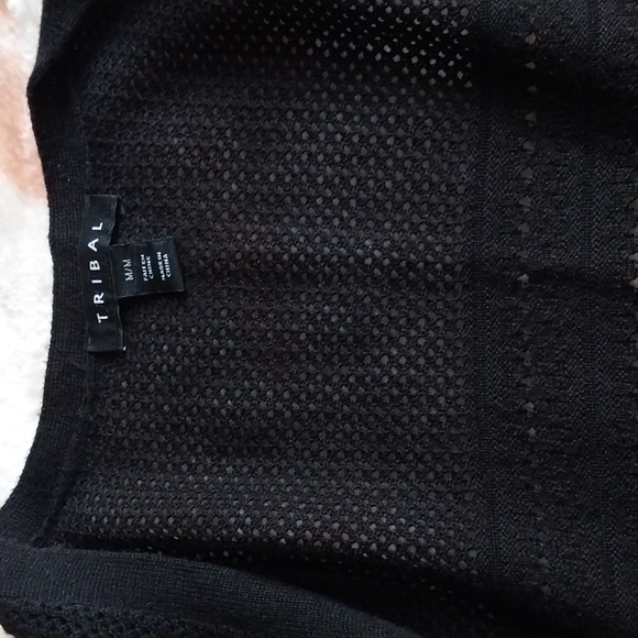 Tribal Cardigan knitwear for Women sz Medium in Black - Picture 7 of 12